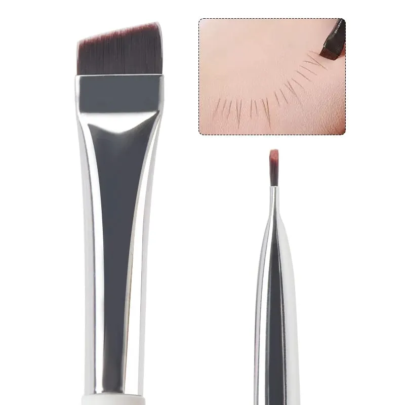 1/3 Pcs Blade Eyeliner Makeup Brush Set Ultra Thin Fine Angle Flat Eyebrow Brushes Under The Eyes Place Precise Detail Brush