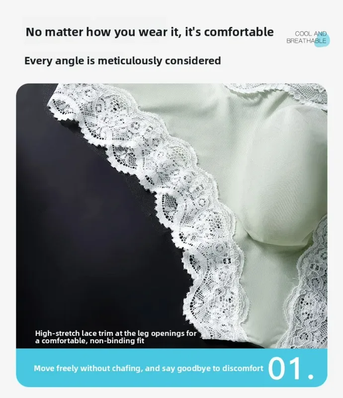 Male Full Lace Edge Briefs Back Bow Strap Ice Silk Satin Low Rise U Pouch Soft Breathable Men Underpants — image 16
