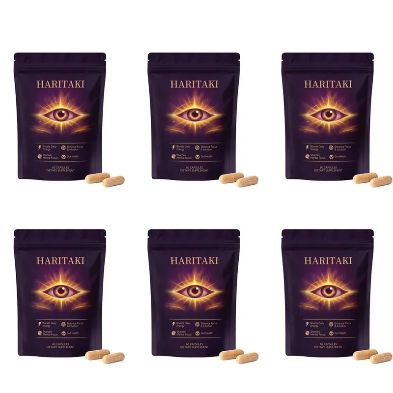 Haritaki 3rd Eye Supplement 500mg Supports Digestive Balance Gut Health Regular Elimination Daily Antioxidant Protection 60 Ct