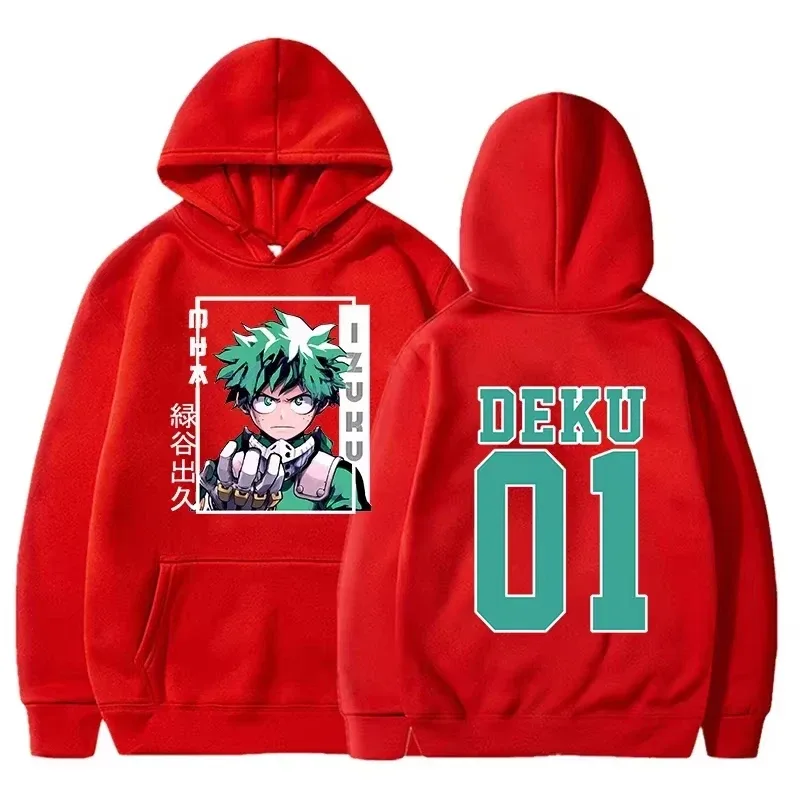 My Hero Academia Hoodie Deku Anime Streetwear Graphic Print Unisex Men Women Oversized Casual Sweatshirts Long Sleeve — image 5
