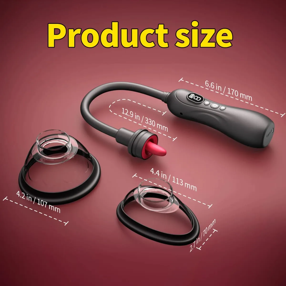 3 IN 1 Tongue Licking Vibrator Pump with Sucking Vibrating Swing Clitoris Sucker Nipple Massager Adult Sex Toys for Women Couple