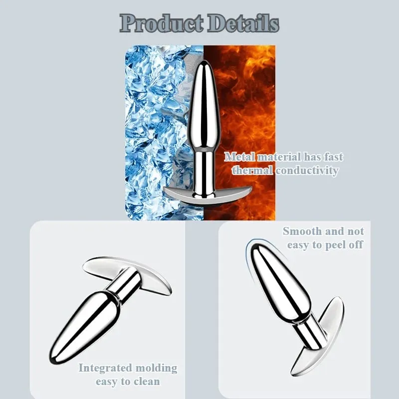 Remote Control Vibrators Vibrating Butt Anal Plug Sex Toys for Women Men Metal Erotic Massager Stimulator Dildo Anal Toys — image 2