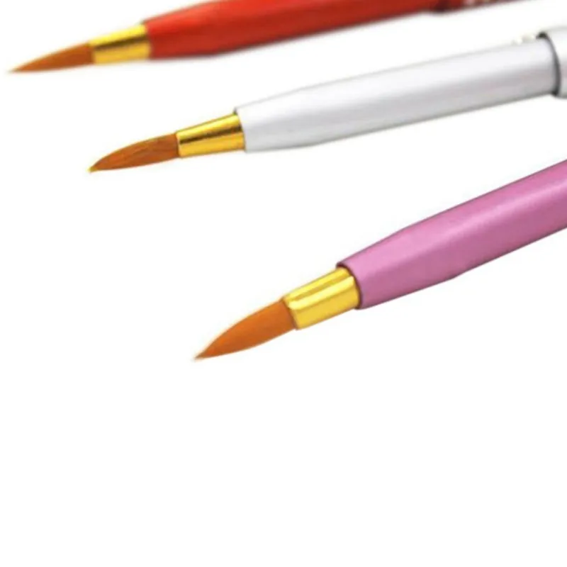 Retractable Portable Makeup Lip Brushes Cosmetic Eyeshadow Brush with Cap Women Makeup Tools — image 3