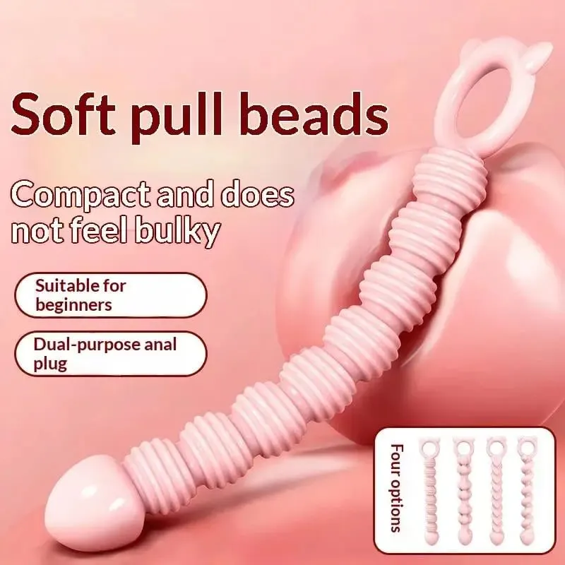 S-Beads Soft Anal Plug Anus Toys Big Balls Silicone G-Spot Stimulating Butt Plugs Adult Sex Couple Sexy — image 3