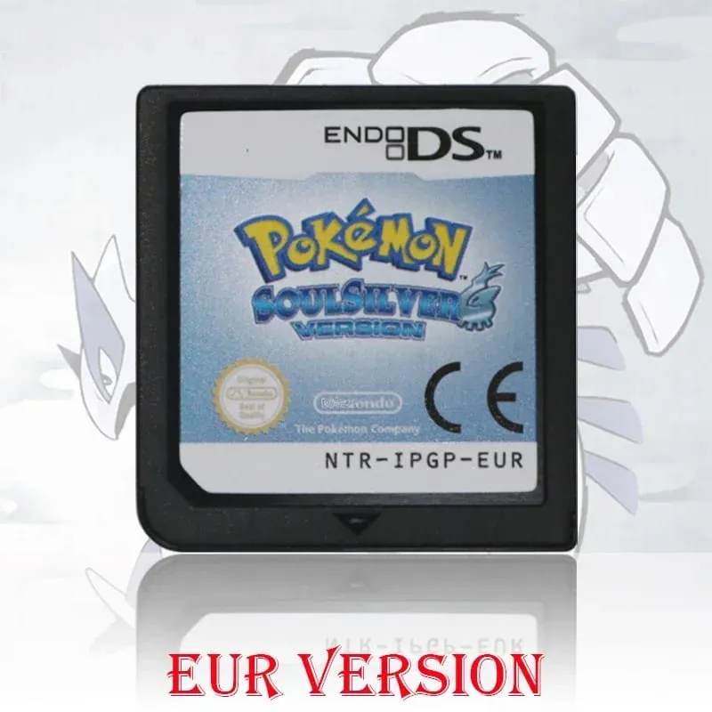 NOE/ESP/ITA/FRA/USA/EUR/AUS Version Pokemon HeartGold SoulSilver Platinum Diamond PearlVideo Game Card For DS 2DS 3DS Console — image 26