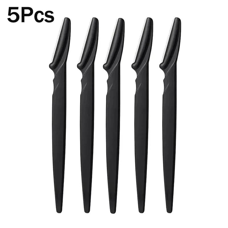 3/5/10Pcs Eyebrow Kit For Women Eyebrow Trimmer Razor Scissors Brushes Tweezers Grooming Tool Set