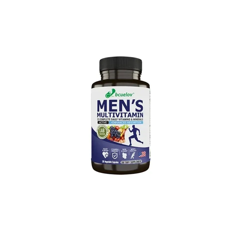 Men’s Multivitamin & Mineral Capsules High Absorption Antioxidant Supplement for Energy Immune Bone Skin & Overall Wellness