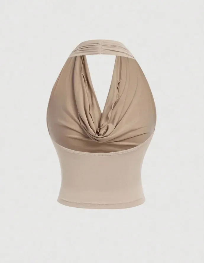 Women's Fashion Sexy Versatile Halter Top Three-In-One Layered Design Stylish and Comfortable Perfect for Any Occasion
