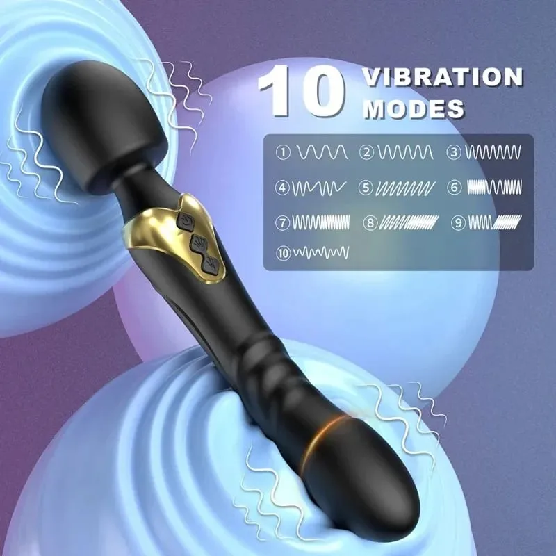 Powerful AV Magic Wand Dildo Vibrator Clitoris Stimulator Vagina Massager G Spot Masturbator Adult Sex Toys for Women — image 2