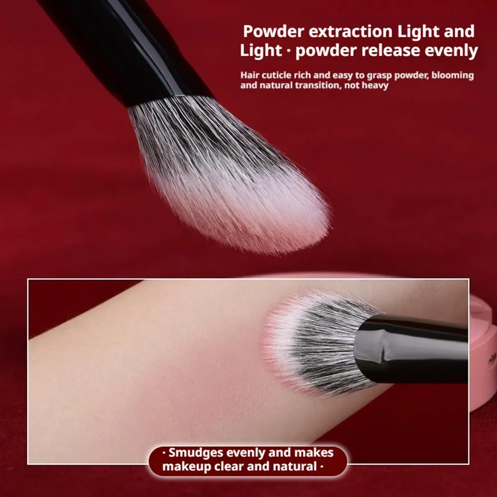 Powder blusher brush on slope Cream Liquid Blush Makeup Brushes Flat Small Precise Blush Brush Makeup Tools — image 4