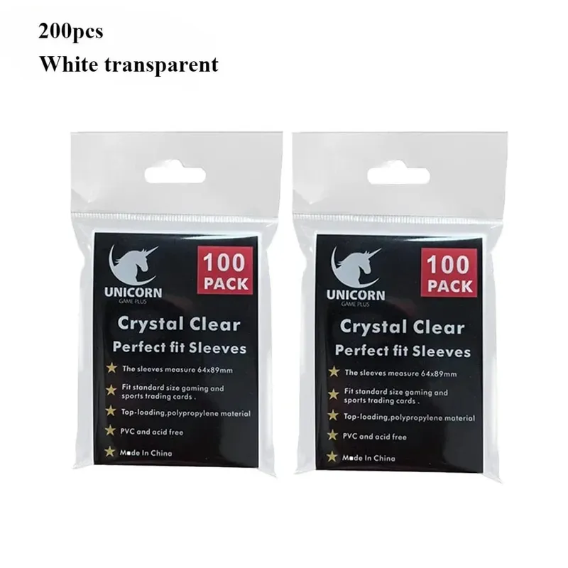 100ks Hot Transparent MTG Card Sleeves Standardní velikost Průhledný TCG Card Protector Vnitřní kryt karty pro sportovní stolní hry 64x89mm — image 10