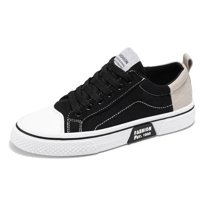 2026 Men's Canvas Shoes Outdoor Fashion Skateboard Shoes for Men Comfor Non-Slip Casual Sneakers Breathable Men Walking Shoes — image 5