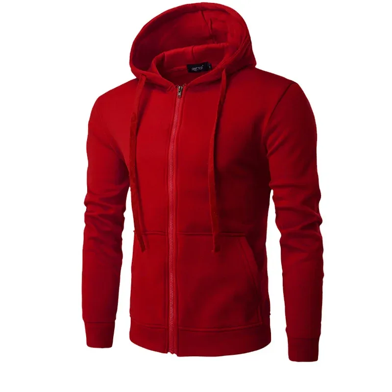 spring autumn Men Sweatshirts Long Sleeve Hoodie Zipper cardigan Male/woman Hoodies Sweatshirt Slim Fit Hoodie Male Clothing — image 10