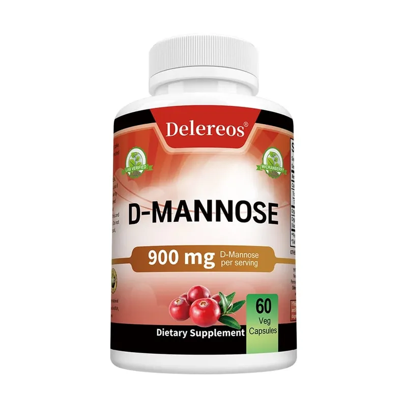 Organic D-Mannose 900mg Per Serving 120 Capsules Strongly Supports Urinary Tract Cleanse in Women and Prostate Health in Men — image 8