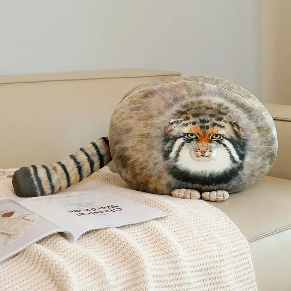 Cute Ultra Soft Animal Realistic Simulation Huggable Simulation Pillow Throw Cushion Bedroom Decoration