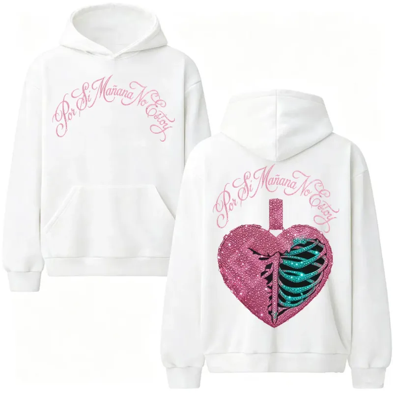 Omar Courtz Por Si Manana No Estoy Tour Hoodies Men Women Retro Fashion Aesthetics Sweatshirts Fleece Oversized Hoodie Pullovers — image 7