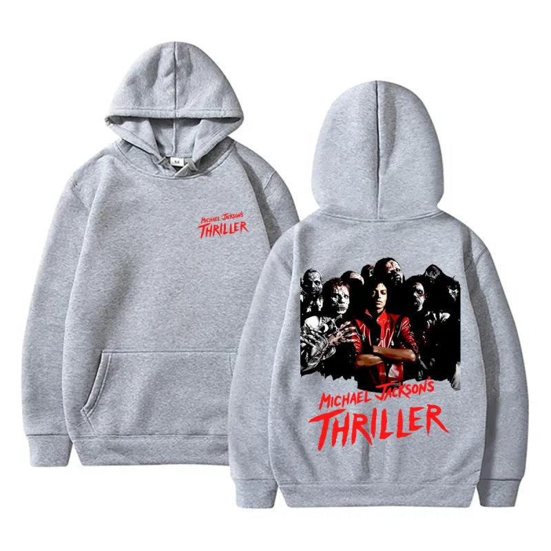 2026 new Classic Vintage Michael Jackson Thriller Hoodie Men Women Retro Gothic Rock Horror Sweatshirts Men's Punk Streetwear — image 2