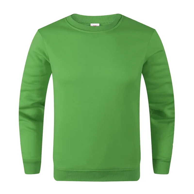 Pullover Asas Lelaki Baju Sweater Kasual untuk Lelaki Wanita Warna Pejal Musim Bunga Musim Gugur Hoodie Sukan Lengan Panjang Sweatshirt Techwear — image 10