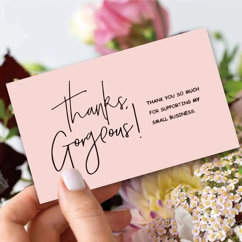 30pcs Copperplate Thank You Card Gift Packaging Thank You Card Greeting Card Decorative Greeting Cards — image 3
