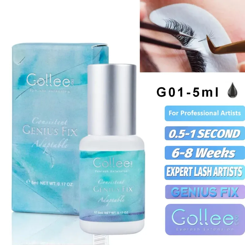 Gollee For Master of Eyelash Grafting 0.5s Fast Drying Retention 6-8 Week Eyelash Extension Glue Waterproof Max Bonding