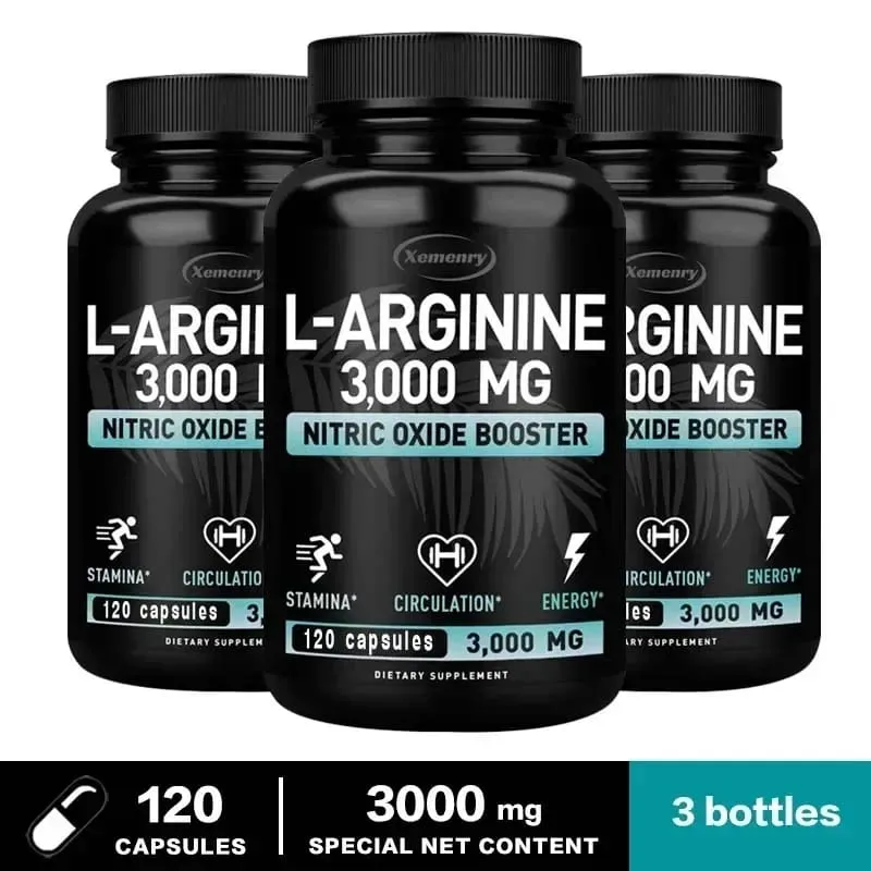 L-Arginine - Menyokong Pertumbuhan Otot Menggalakkan Peredaran Darah dan Meningkatkan Imuniti Meningkatkan Daya Tahan dan Prestasi