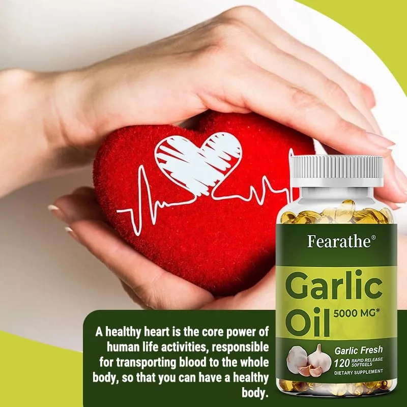 Organic Garlic Extract Capsule for Cardiovascular Health Detox Support Immune Nutrition Supplement — image 5
