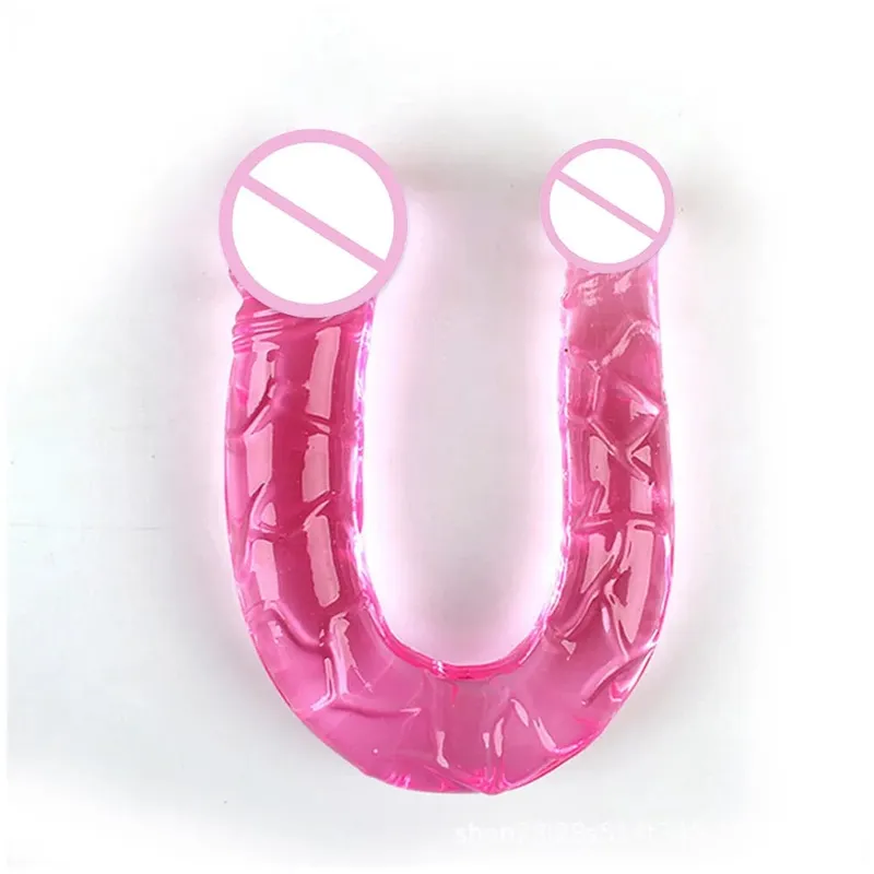 Dildo Sex Toys For Woman Vagina and Anus Realistic Penis Masturbators For Women Two Double Headed Dildos Adult Sex Toy For Women — image 9