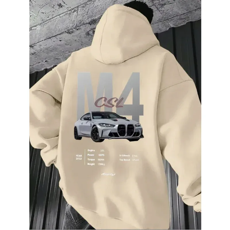 Fashion Men Women Unisex F40 Car Hoodies 2025 Autumn Winter Casual Sweatshirts JDM Streetwear Hoody Tops men clothing — image 2