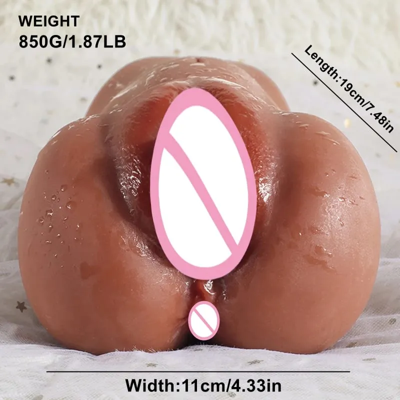 Pocket Pussy Lifelike Women Vagina Anal 2 Holes Adult 18+ Adult Masturbation Sex Toys High Quality Male Portable Sex Products