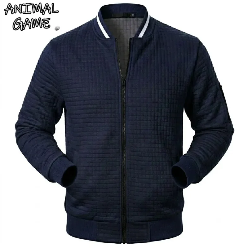 Autumn Men's Full Zip Athletic Sweatshirts Jacket Long Sleeve Casual Coats Men Sports Running Track Jacket Lightweight Outerwear — image 2