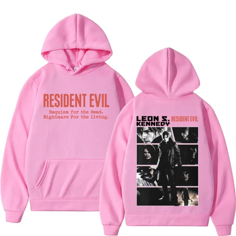 Limited Leon Kennedy Sweatshirts Resident Evil Requiemm Hoodie Pullovers Men Women Fashion Casual Fleece Cozy Hoodies Streetwear — image 12