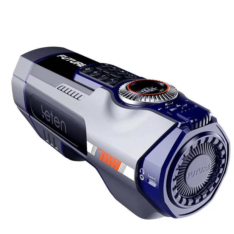 Leten 708-III Rustige Vibrator Verwarming Kreunen USB Opladen Automatische Telescopische Mannelijke Masturbatie Vagina Kut Speeltjes voor Mannen
