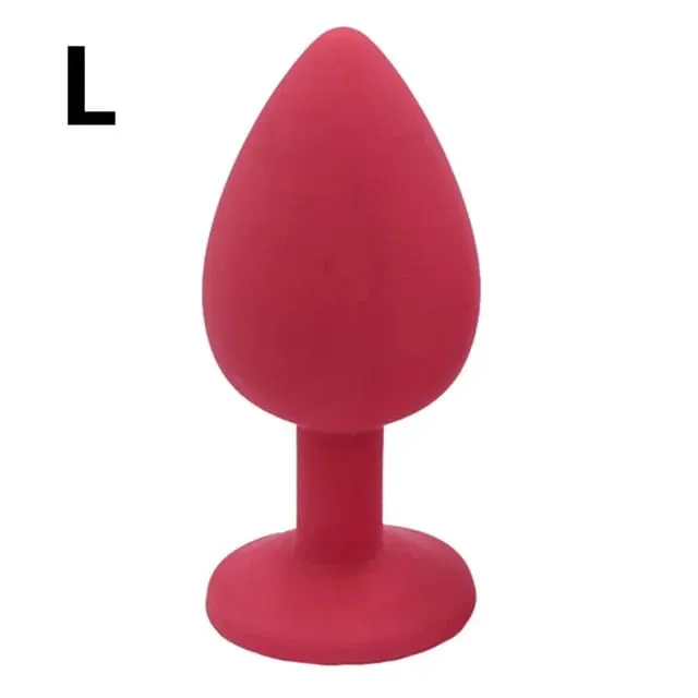Unisex Silicone Butt Plug 3 Sizes Anal Dildo Sex Stopper Adult Toy for Men/Women Couple Anal Trainer No Vibrator — image 17