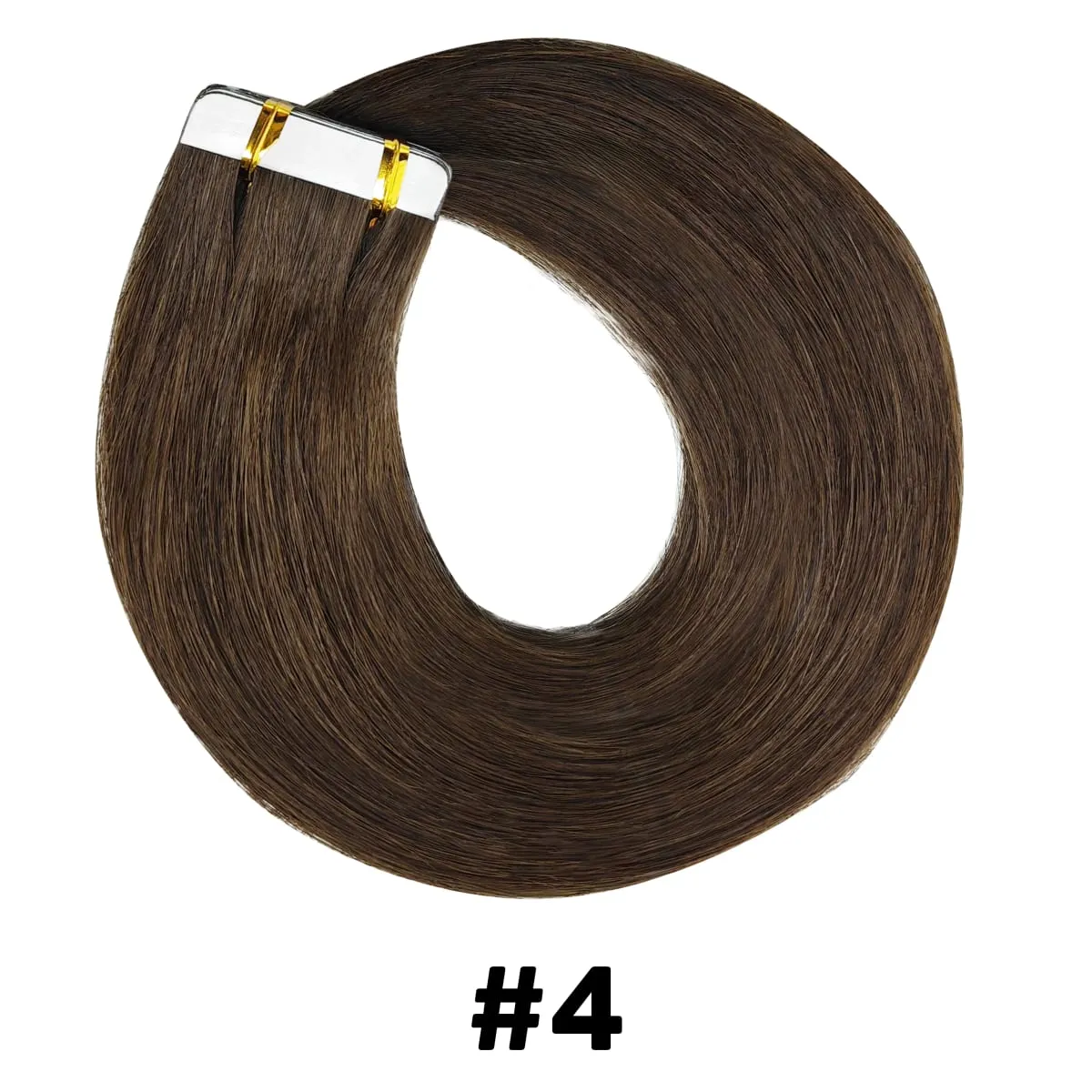 Tape in Hair Extensions Straight Tape in Hair Remy Tape in Hair Extensions Human Hair Color 1 Jet Black 18 inch 20pcs 50g — image 10