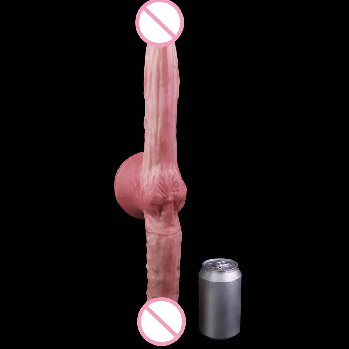 47 cm Realistische Lange Dildos Doppel Kopf Anal Vaginal Stimulator Sex Spielzeug Mit Sauger Für Lesbische Paare Homosexuell Männer erwachsene Werkzeuge