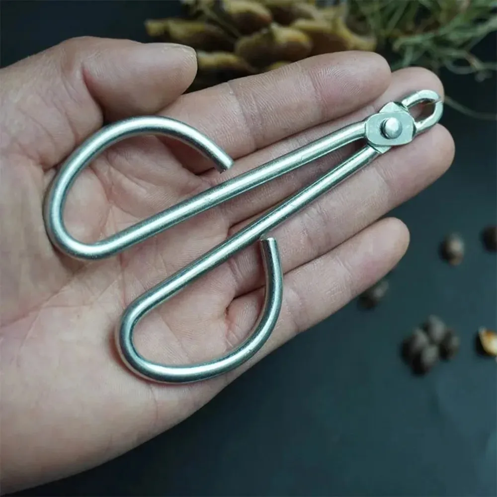 Abrazadera de tuerca de pino práctica con alicates para nueces, abridor de tuercas de pino duradero que ahorra trabajo, utensilios y accesorios de cocina, 1 ud.