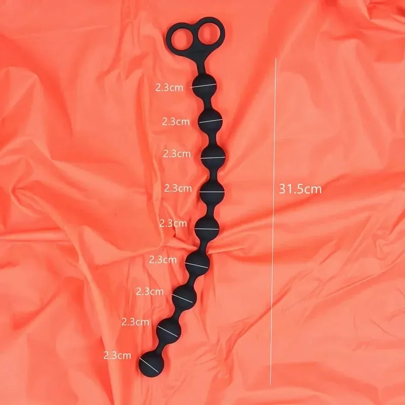 Large Anal Plug for Men & Women Multi-Size Silicone Anal Beads Trainer Kinky Adult Sex Toys for Beginners — image 3