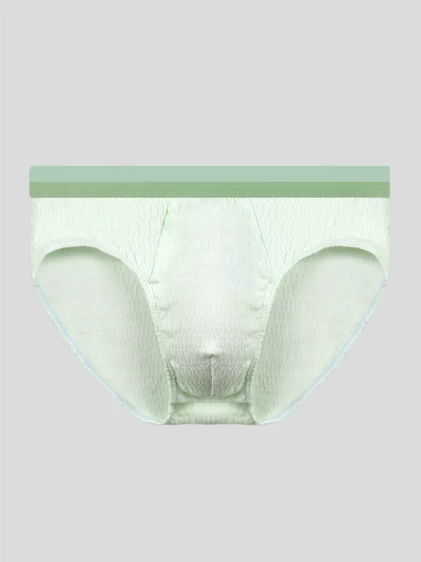 2PCS Men's triangular underpants, pure cotton men's style, made of baby cotton. The underpants are of a thin style for summer, — image 9