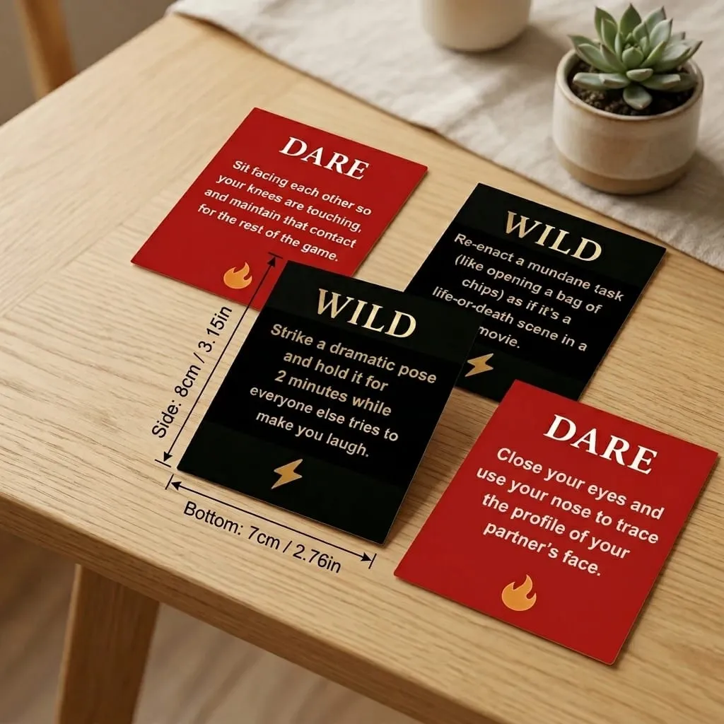 50Pcs Adult Deck Card Games: Fall Winter Halloween & Christmas Party Icebreaker Valentines Anniversary Gift — image 5