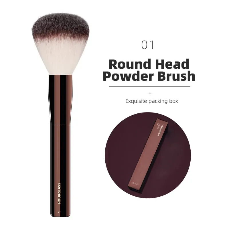 Hourglass Makeup Brush All Kinds Eyeshadow Foundation Concealer Powder Bronzer Blusher Eyeliner Retractable Professional Brushes — image 11