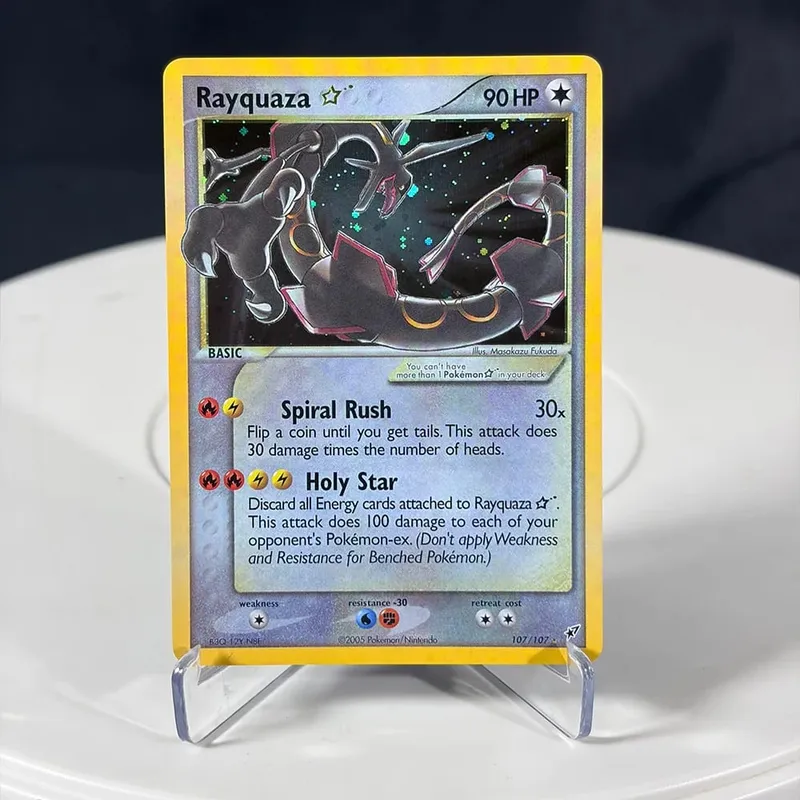 Proxy Cards EX Series Rayquaza Gold star Charizard Gengar Pikachu Hobbies Hobby Collectibles Game Collection Anime Cards — image 6