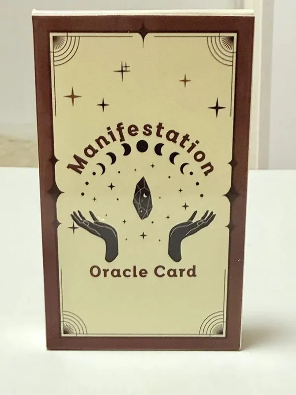 Manifestation oracle card 33 deck 10*6.3cm English Version Tarot Board games Throughout The Deck