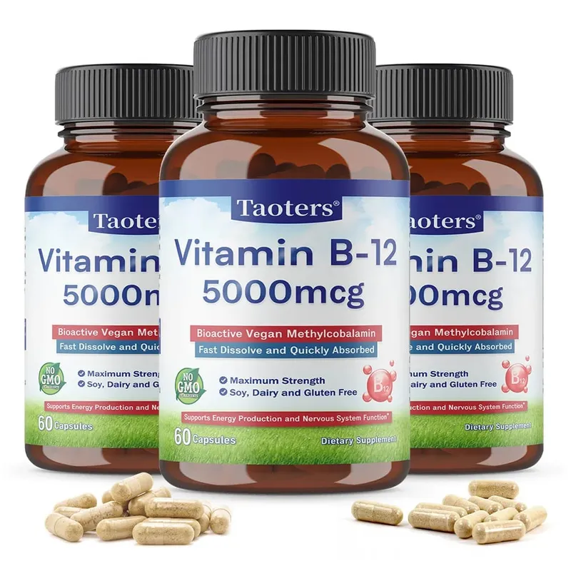 Vitamin B12 5000 Mcg - Supports Heart Health Nervous System Promotes Metabolism Increases Energy Levels Relieves Fatigue — image 10