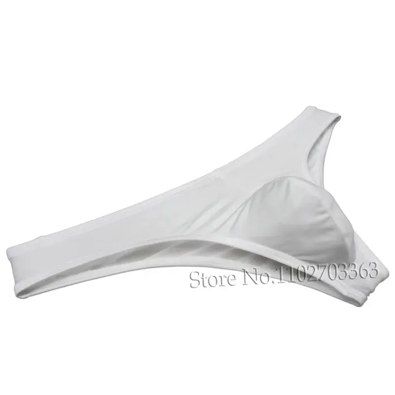Men's Bikini Briefs Triangle Underwear Pucker Back Micro Briefs Elastic Shiny Summer Low Rise Beach Briefs Sexy Silky Smooth — image 18