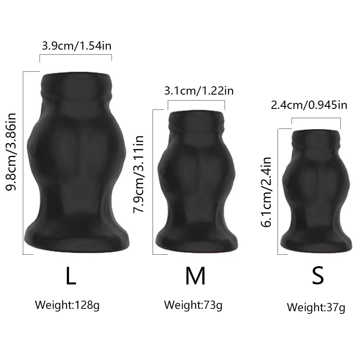 Yumuşak Silikon Içi Boş Anal Plug Tünel Butt Plug Günlük Giyim Flared Taban Lavman Dilatör Erkekler Kadınlar için Anal Eğitmen Seks Oyuncak S/M/L