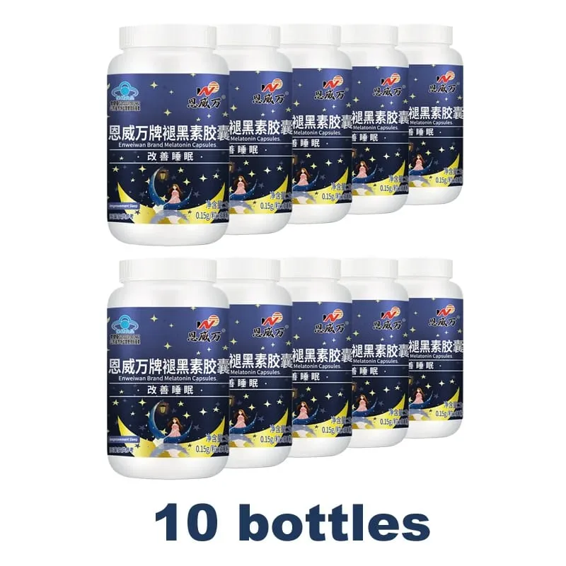 Κάψουλες μελατονίνης Deep Sleep & Brain Cognition Extra Strength Λιποσωματική Μελατονίνη με βιταμίνη Β6 διπλής επίδρασης ποιοτικός ύπνος — image 11