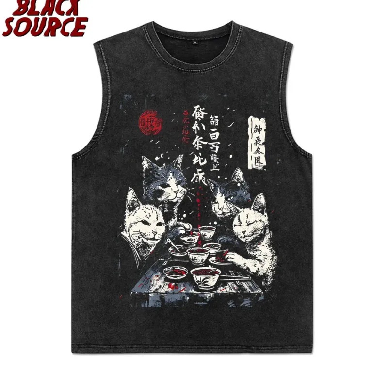 hd0121 Hip Hop Men's Fashion Washed Hoodie, Streetwear Graphic Print Harajuku Pullover Sweatshirt, Casual Loose Fit Y2K — image 8