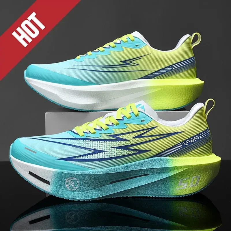 2026 Men Women Marathon Running Shoes Air Cushion Breathable Lightweight Athletic Jogging Gym Racing Sports Sneakers Tennis