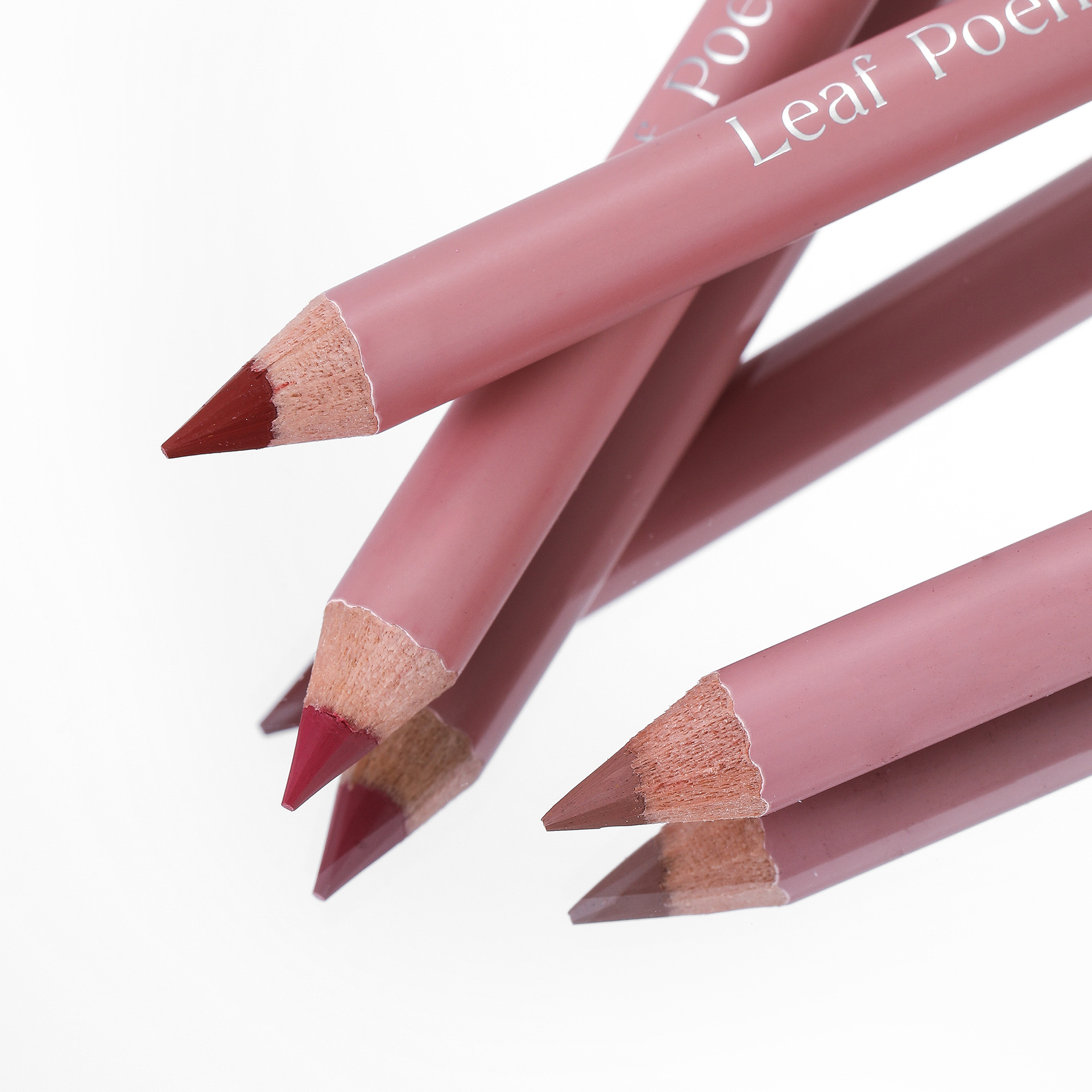 Lápis delineador labial fosco, 12 cores, à prova d'água, batom natural, nude, rosa, delineador pro, contorno dos lábios, maquiagem