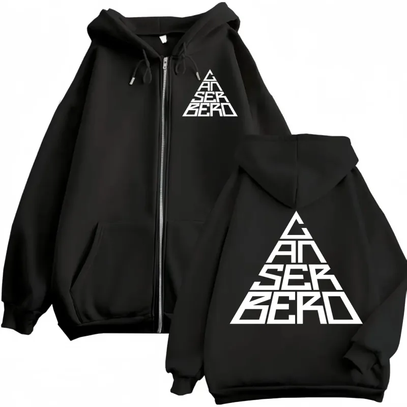 Canserbero Allt vi behöver är kärlek Muerte Vida Merch Zipper Hoodie Herrmode Hip Hop Zip Up Sweatshirts Casual Fleece Pullovers — image 19